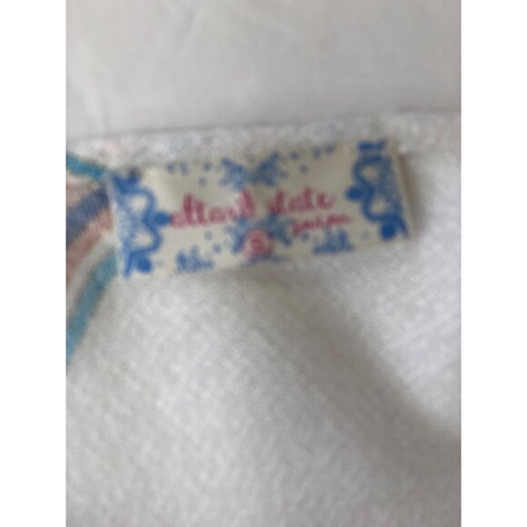 Altar'd State Swim Cover Up Size Small Drawstring Tassel Pastel Metallic Poolsid - Picture 5 of 7